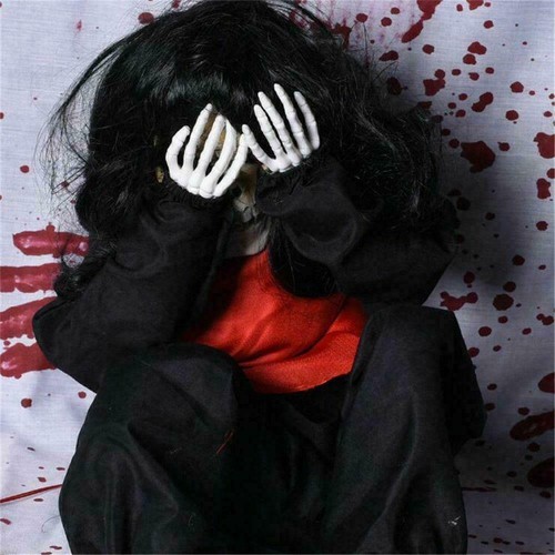 Dekoration Bewegung Creep Weinen Halloween Animatronic Prop Animierte Ghost Evil - Bild 16 von 26