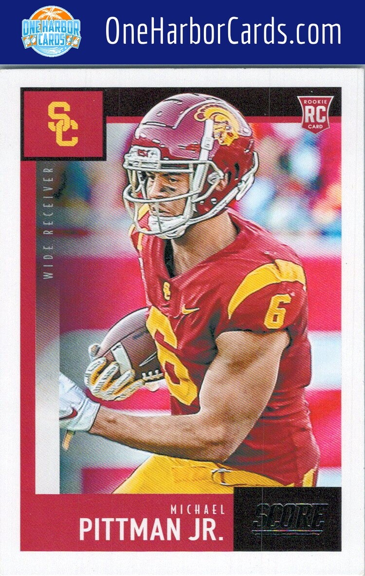 2020 Score USC Trojans #437 Michael Pittman Jr.