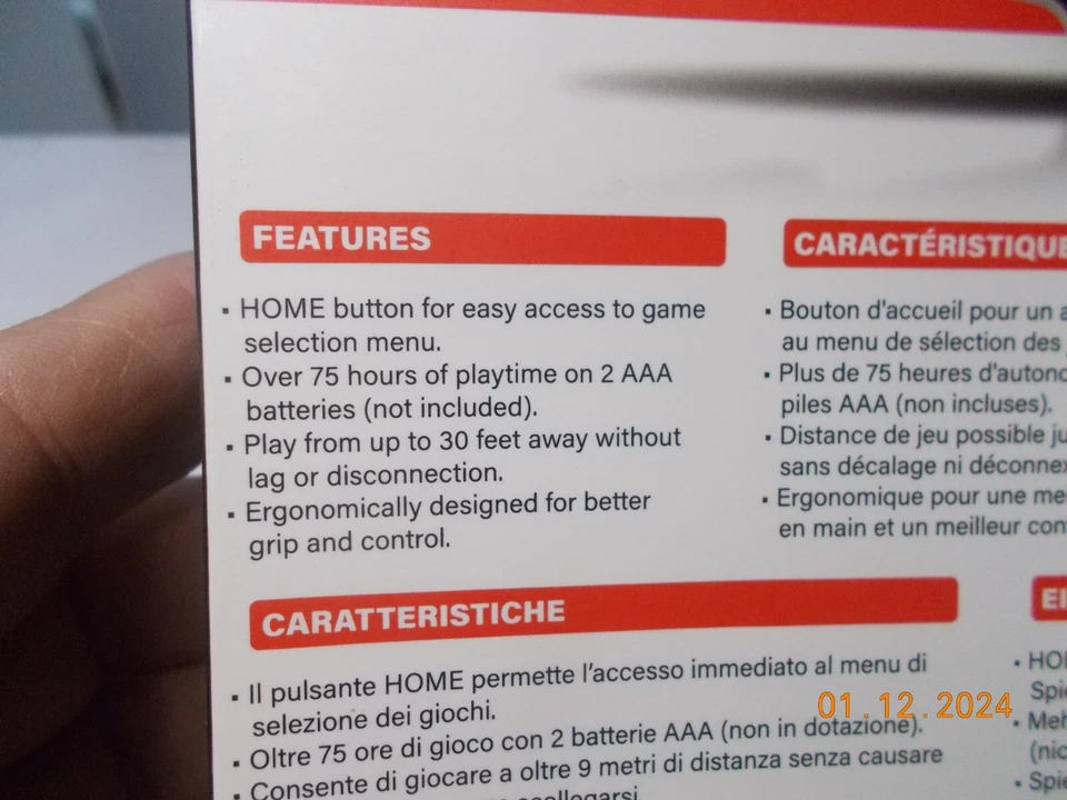 NIB Gamepad Classic Wireless Controller for NES Classic, Wii, WiiU - Image 4 of 4