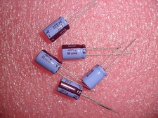 ECE-A10Z220 220uf 10v Radial Leaded Aluminum Electrolytic Capacitors 5 PER LOT 