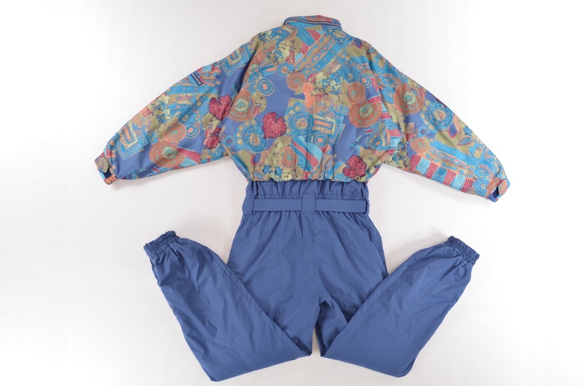 Combinaison De Ski Vintage Runcanor – Années 80/90 – Taille 10/12 – Multicolore – Occasion