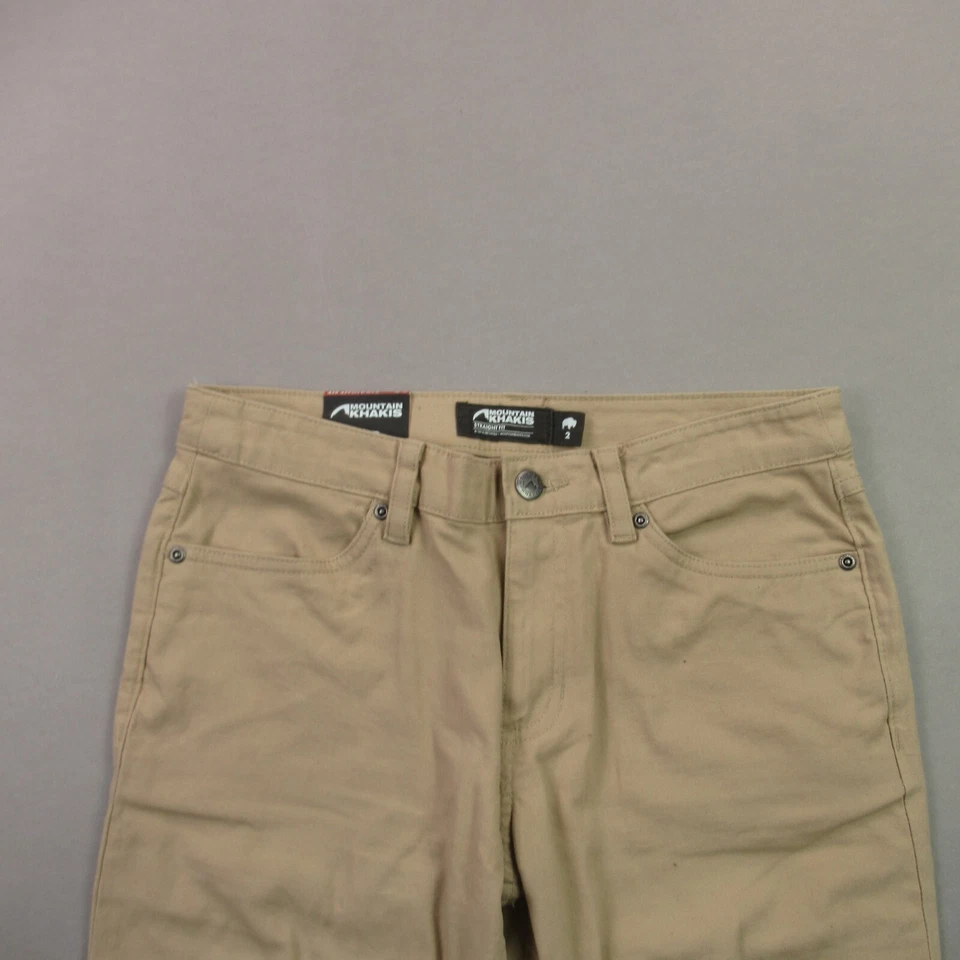 Mountain Khakis Jeans Womens 2 Regular Straight Leg Casual Chino Classic - Image 2 of 4