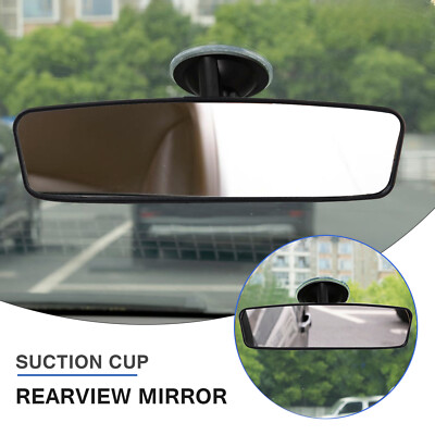 Car Rear View Suction Cup Instructor Safety Wide Glass Mirror Adjustable Truck