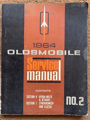 Oldsmobile Hydra Matic Werkstattwagen Werkstatthandbuch Karosserie Reparaturteil 34 35 36 von 1964