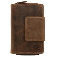 Greenburry Vintage 1815-25 Leder Geldbeutel GeldböRse Portemonnaie Mit MüNzfach