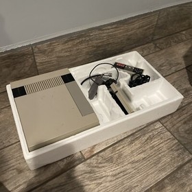 Nintendo NES Power Set in Box with Power Pad Controller Untested Not Complete