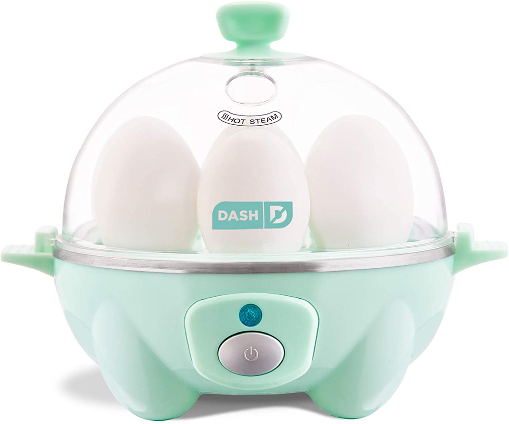 Dash Rapid Electric Egg Cooker with 6-Egg Capacity for Perfect Hard Boiled Eggs