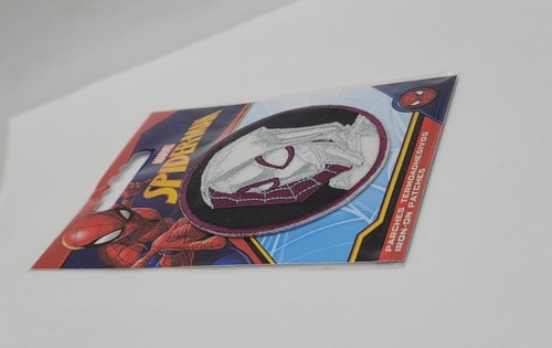 Disney Marvel Spider-Man Iron-On Patch: Silver & Purple Gwen Stacy New Free Ship - Picture 7 of 11