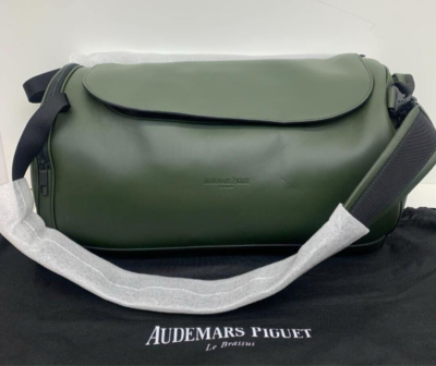AUDEMARS PIGUET カーキ　レザー　ボストンバッグ Audemars Piguet Watch Novelty Khaki Green Leather Boston bag wz
