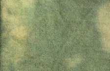  Soft Meadow HAND DYED RUG HOOKING WOOL over 1/8 yard green Spotted Cur