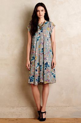 NWT $368 ANTHROPOLOGIE GARDEN SILK SWING DRESS by HOSS INTROPIA 4