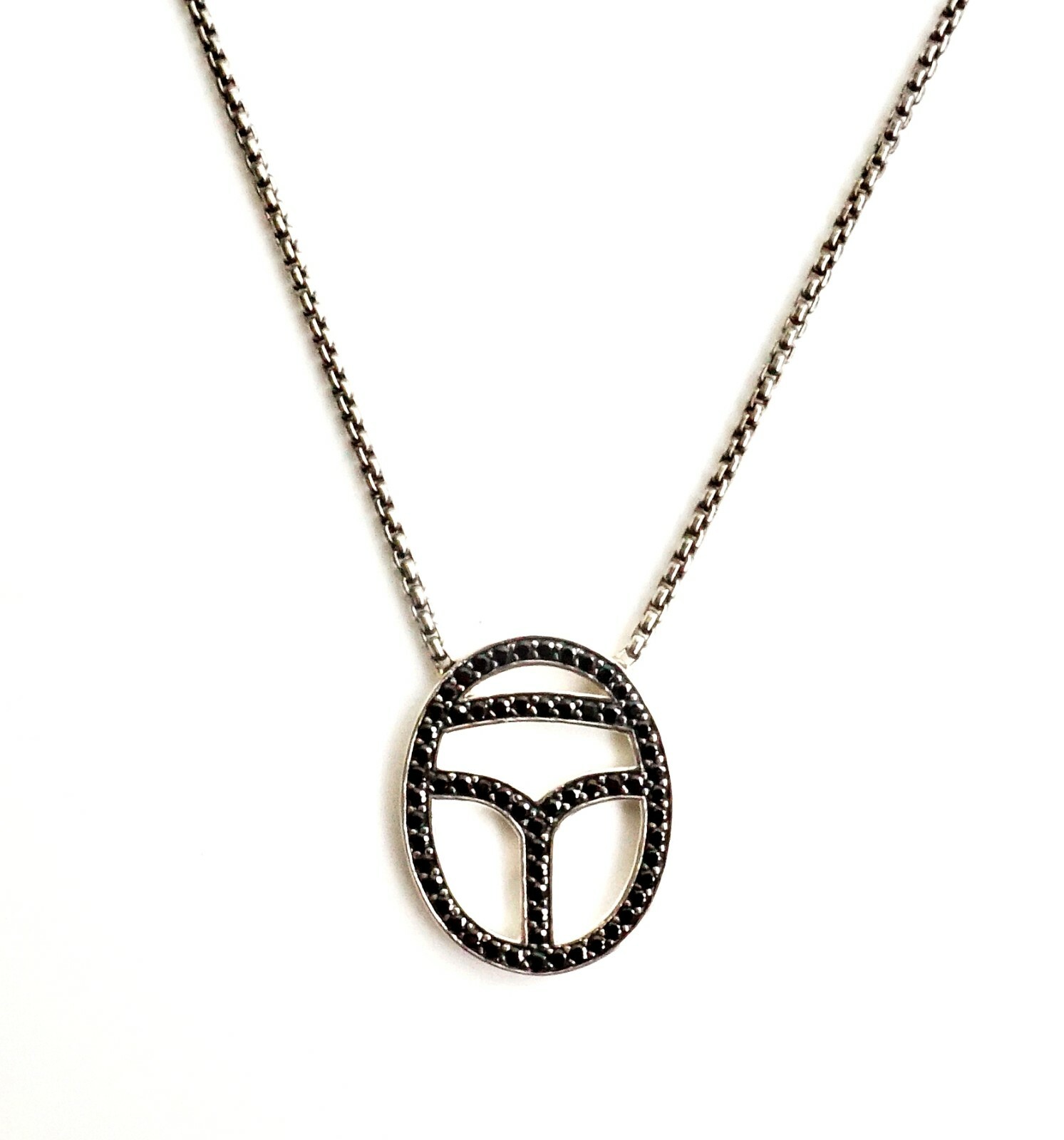 Ожерелье Thomas Sabo Glam- Soul со скарабеем из серебра 925 пробы черное Новое 17090₽