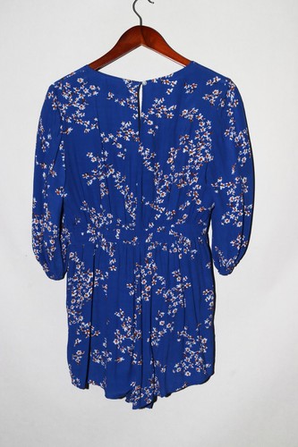 Anthropologie x Faithfull the Brand Sophie Romper Blue Floral size M 6 - Bild 3 von 7