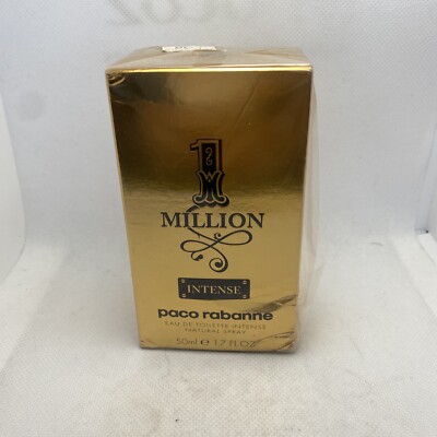 1 Million Intense Paco Rabanne 1.7 fl.oz /50 ml EDT Spray DISCONTINUED sealed