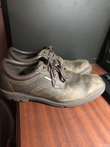 rockport rugged waterproof leather ankle boots