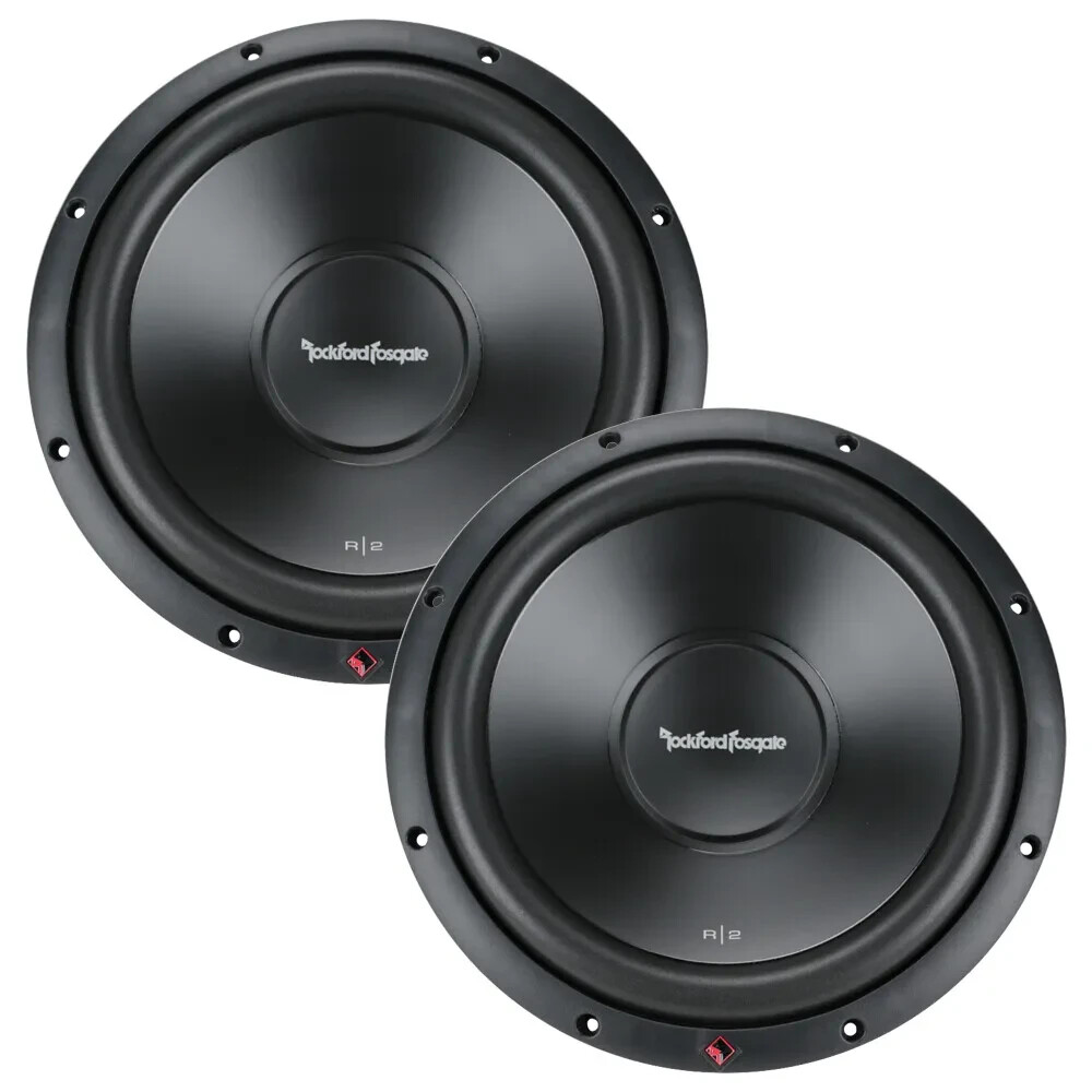 2 Rockford Fosgate R2D4-12 Prime Series 12 Сдвоенных 4-омных сабвуферов DVC Sub NEW 24790₽