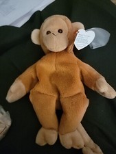 Ty Beanie Baby Bongo The Monkey Toy 4067 And McDonald's Baby