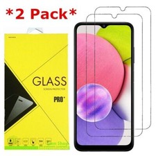 2Pack Tempered Glass Screen Protector for Samsung Galaxy A03s