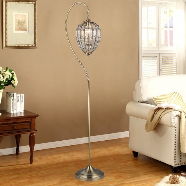 Bridgeport Designs Crystal Floor Lamp Model Ja20451 Fl For Sale