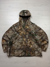 Realtree Camouflage Coat Mens Hooded Full Zip-up Quilted Hunting Jacket