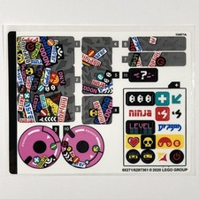 LEGO STICKER SHEET 71710 Ninjago Ninja Tuner Car Stickers Decals Prime Empire