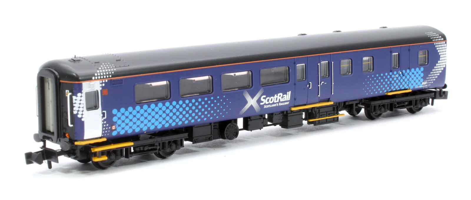 Graham Farish 374-691 BR Mk2F BSO Brake Second Open ScotRail Saltire No. 9527