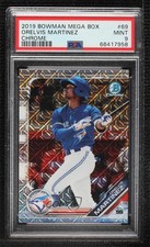 2019 Bowman Chrome Prospects Mega Box Mojo Refractor Orelvis Martinez PSA 9 8d2
