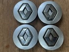 x4 Original Renault Clio Megane Master Twingo 57mm Alloy Wheel Centre Cap Set