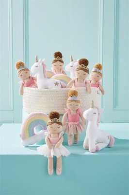 Mud Pie E2 Baby Girl Unicorn Princess Rattle Doll Toy 10190126 Choose Design