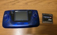 Sega Game Gear Limited RetroSix Sapphire Blue Shell, IPS V4, USB-C + Multi-Cart
