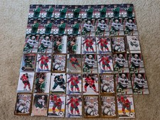 ZACH PARISE 47 Card Lot- Upper Deck Full Force Portfolio Platinum Artifacts