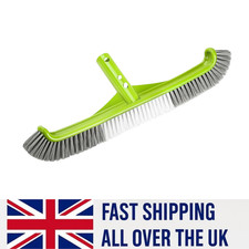 Swimming Pool Curved Wall Brush 7.5 Inch Floor Cleaning Scrubbing Pool Cleaner