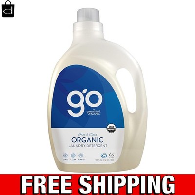 GO by USDA Certified Organic 100 oz. Laundry Detergent - Fragrance-Free & Clear