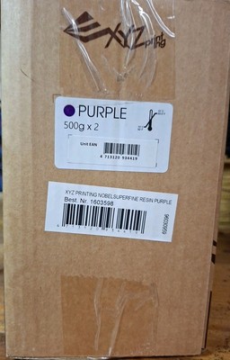 XYZ Printing Photopolymer Resin PURPLE 2x 500g für Nobel (D5)