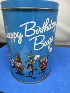 1989 Bugs Bunny 50th Birthday Tin by Brach’s – Looney Tunes Collectible