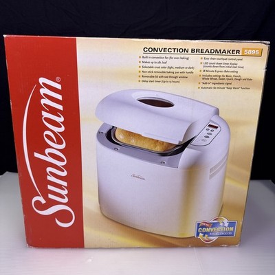 NEW Open Box Sunbeam Breadmaker Model 5895 2 Pound Capacity Programmable