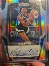 2025 Panini Prizm WNBA Dana Evans Signatures Silver Prizm Auto