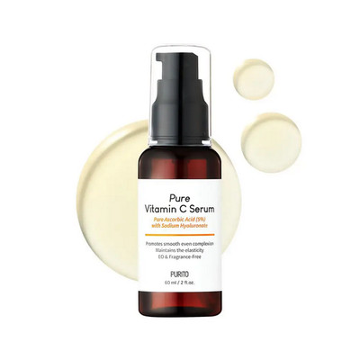 Purito Pure Vitamin C Serum 60 ml / Anti-Aging, Vegan, Koreanische Kosmetik, Kbeauty