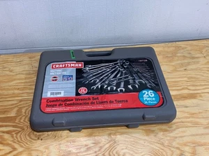 Craftsman 26pc 12 pt Ensemble de clés combinées métriques avec boîtier 44128 neuf