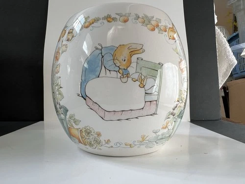 Beatrix Potter Peter Rabbit 1996 Vintage Teleflora Gift Vase Nursery Planter