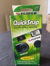 Fujifilm Fuji Quicksnap 400 Single Use Disposable 35mm Camera with Flash Exp2007
