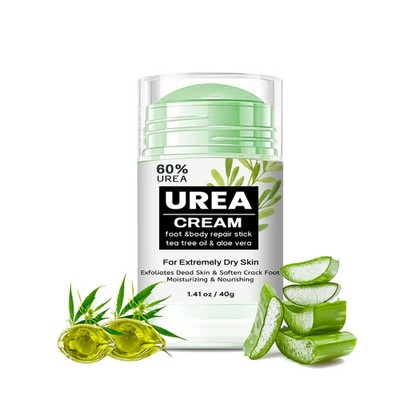 60% Urea Cream Stick with Tea Tree Oil & Aloe Vera, Maximum Strength Foot Cream
