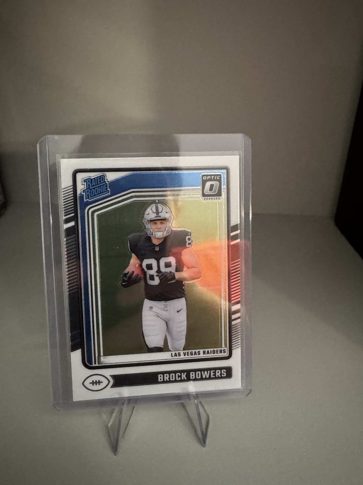 2024 Donruss Optic Brock Bowers Base Las Vegas Raiders #215 Rookie