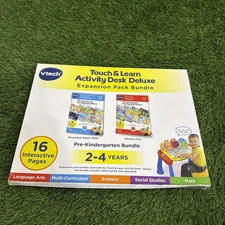 NEW VTech Activity Desk Pre-Kindergarten Expansion Pack Bundle | 16 Pages
