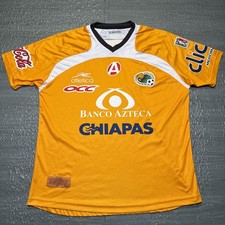 Jaguares De Chiapas Athletica Jersey Soccer FC Football Banco Azteca Mexico Vtg