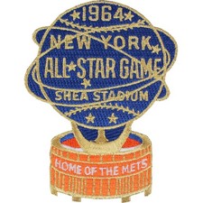 1964 MLB All Star Game In New York Mets Shea Stadium Jersey Logo Emblem Patch