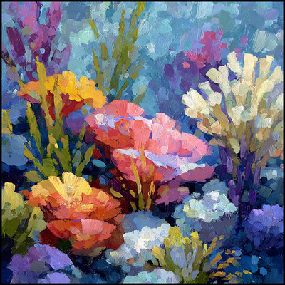 Great Barrier Reef 24x24 Giclée Art Print Ltd 1/25 Signed COA Rombley C3