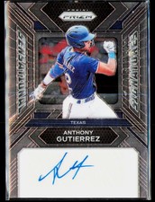 2024 Panini Prizm #SS-AG Anthony Gutierrez Sensational Signatures
