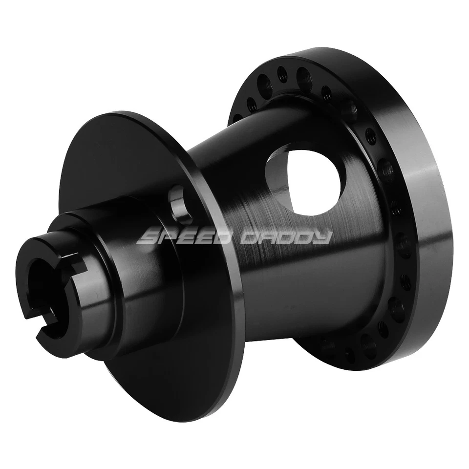 PARA 92-95 CIVIC EG/INTEGRA DC2 VOLANTE DE ALUMÍNIO PRETO ADAPTADOR DE CUBO DE 6 FUROS - Imagem 4 de 4