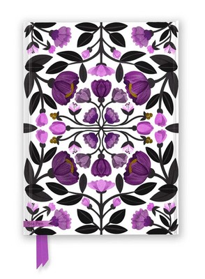 Nina Pace: Purple Flowers (Foiled Journal) | Flame Tree Publishing | Englisch